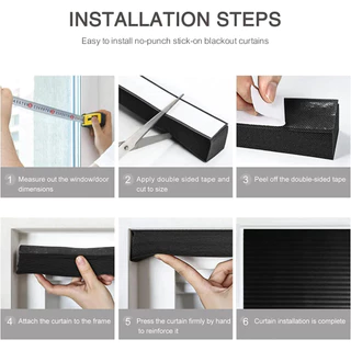 【จัดส่งจากกรุงเทพ】ม่าน ม่านพับ ม่านม้วน มู่ลี่หน้าต่าง Window Blinds สําหรับตกแต่งบ้าน พร้อมใช้ ไม่ต้องเจาะ ม่านกันแสง