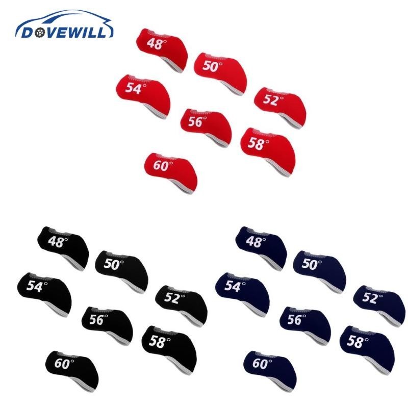 [Dovewill ] Premium Neoprene Golf Club Iron Putter Headcover Head Cover Sock Gear Accessories - เลือกสีและองศา