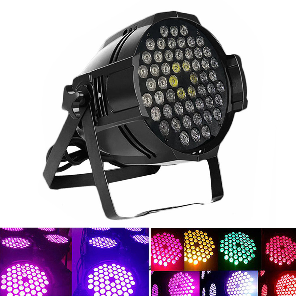180w AC 120-240V อลูมิเนียม 54LED Par Light Disco DJ KTV Party Dance Stage โคมไฟ
