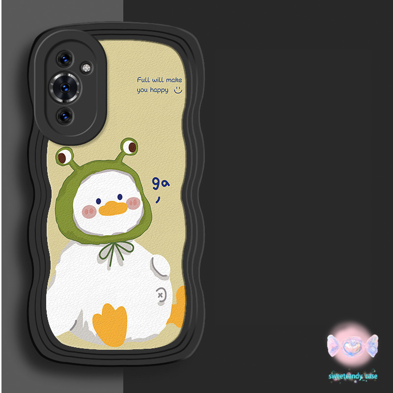 [จัดส่งท้องถิ่น] กบเป็ดWaveเคสโทรศัพท์ใช้งานร่วมกับiPhone 11 13 14 15 12 Pro Max X XR XS MAX 7 8 14 15 Plus phone cover