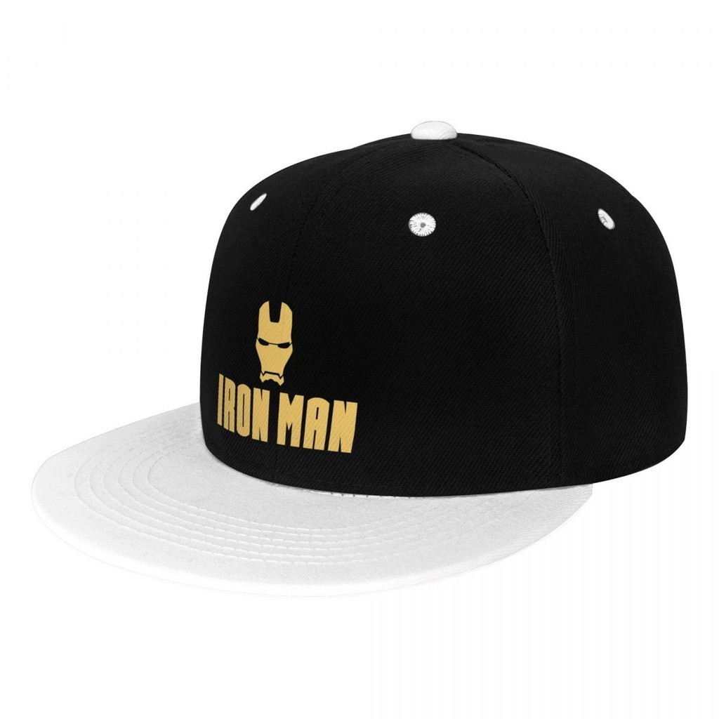 Iron Man Stylish Snapback Hat สําหรับผู ้ ชายและผู ้ หญิง - หมวกเบสบอล Hip Hop แบบปรับได ้