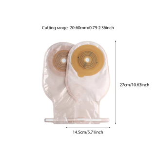 10PCS Convatec Stomadress Plus ถุงเก็บอุจจาระ ถุงอึ แบบชิ้นเดียว