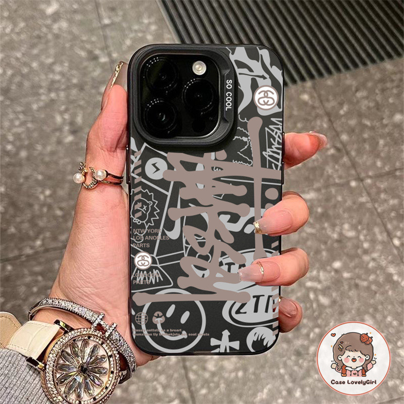 ส่งจากไทย ไอเดียแบรนด์แฟชั่นสุดเท่ เคส IPhone 15 16 11 13 14 Pro Max XR พสัส13 12 Pro 7 8 Plus SE X Xs Max Hard Case