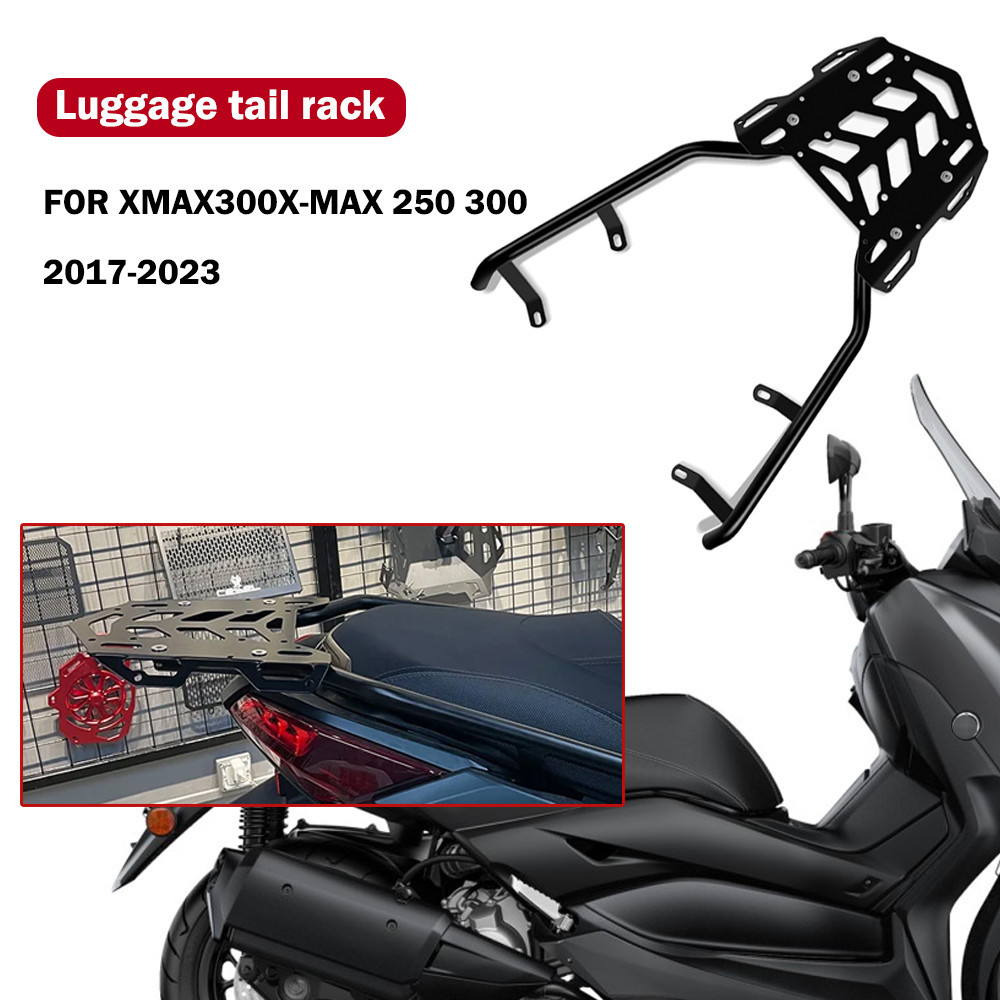 สําหรับ XMAX300 X-MAX 250 300 2017-2023 ด ้ านหลัง Carrier กระเป ๋ าเดินทาง Rack Tailbox Fixer ผู ้ ถือ Cargo Bracket อุปกรณ ์ เสริมรถจักรยานยนต ์