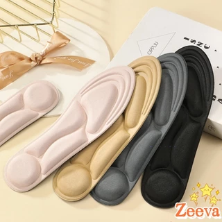 ZEEVA พื้นรองเท้าผู้หญิง แผ่นเสริมรองเท้า เพื่อสุขภาพ ป้องกันการปวดเท้า Women insoles