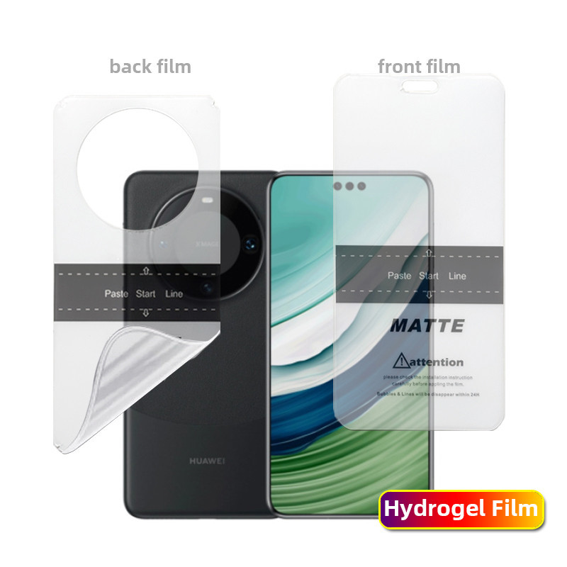 ฟิล์มไฮโดรเจลด้านหน้า/ด้านหลังสําหรับ Honor X9C X9B X9A X8B X7B 5G X6B X5/X5B Plus X7A X8A ป้องกันหน้าจอลายนิ้วมือปลดล็อค