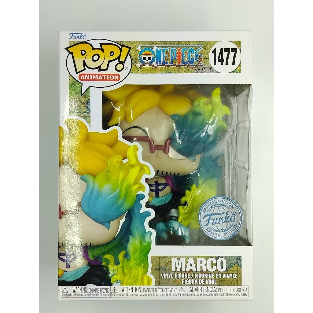 Funko Pop One Piece - Marco #1477 (กล่องมีตำหนินิดหน่อย)