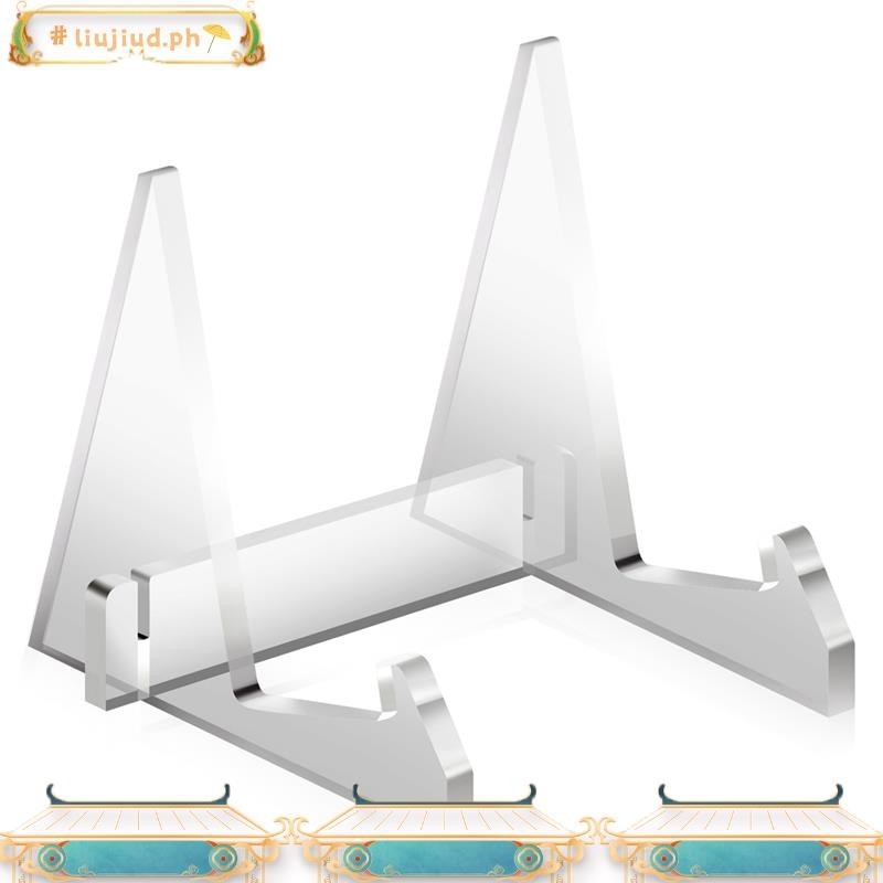 liujiud.phVinyl Record Storage Holder Acrylic Record Display Stand Portable Book Display Stand