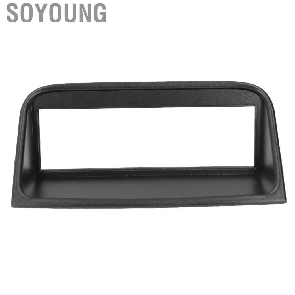 Soyoung Car Fascia Radio Face Plate 1DIN for Automobile Refitting Replacement PEUGEOT 406 1995‑2005