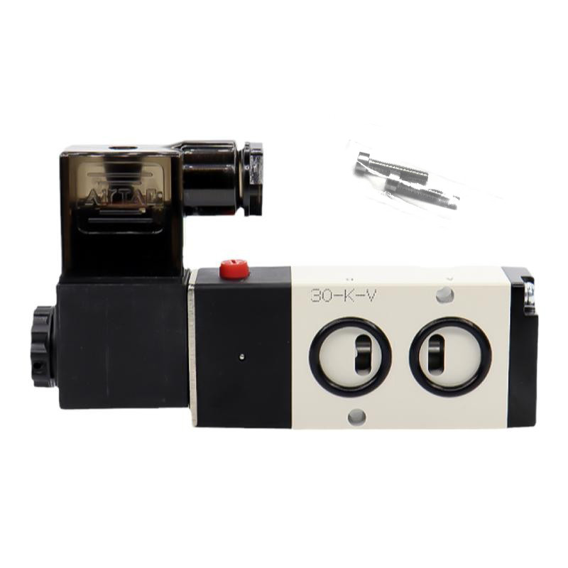 AirTAC Solenoid วาล์วนิวเมติก 4M210-08 4M310-10/310-08 Two-Digit Five-Way Plate ประเภทวาล์วย้อนกลับ