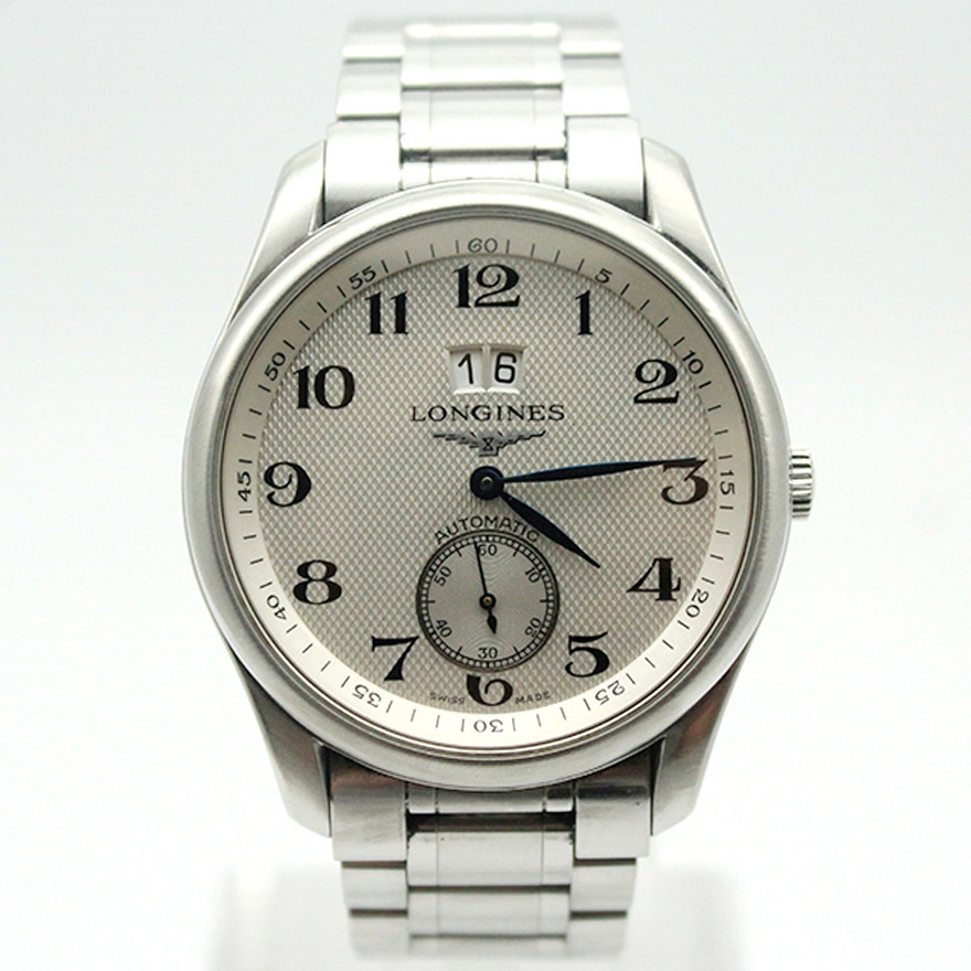 Longines Longines Longines นาฬิกาผู ้ ชาย Craftsman Series สแตนเลสปฏิทินขนาดใหญ ่ นาฬิกากลไกอัตโนมัติชาย L2.676.4.78.6