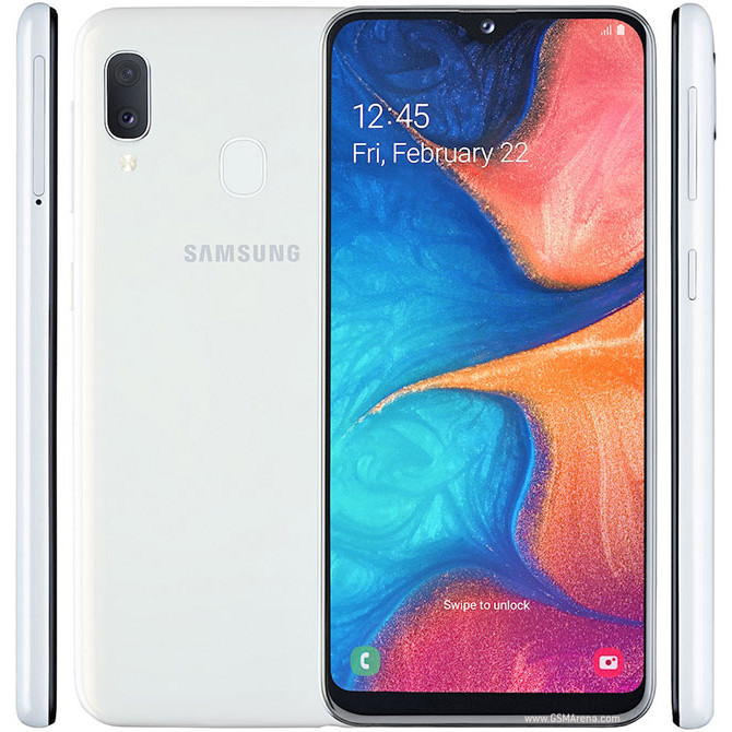 Samsung Galaxy A20e 5.8 ' ' Dual SIM Card 3GB RAM 32GB ROM 4G โทรศัพท ์ มือถือ Android LTE โทรศัพท ์ มือถือใช ้ 98 % สมาร ์ ทโฟนใหม ่ LWTX