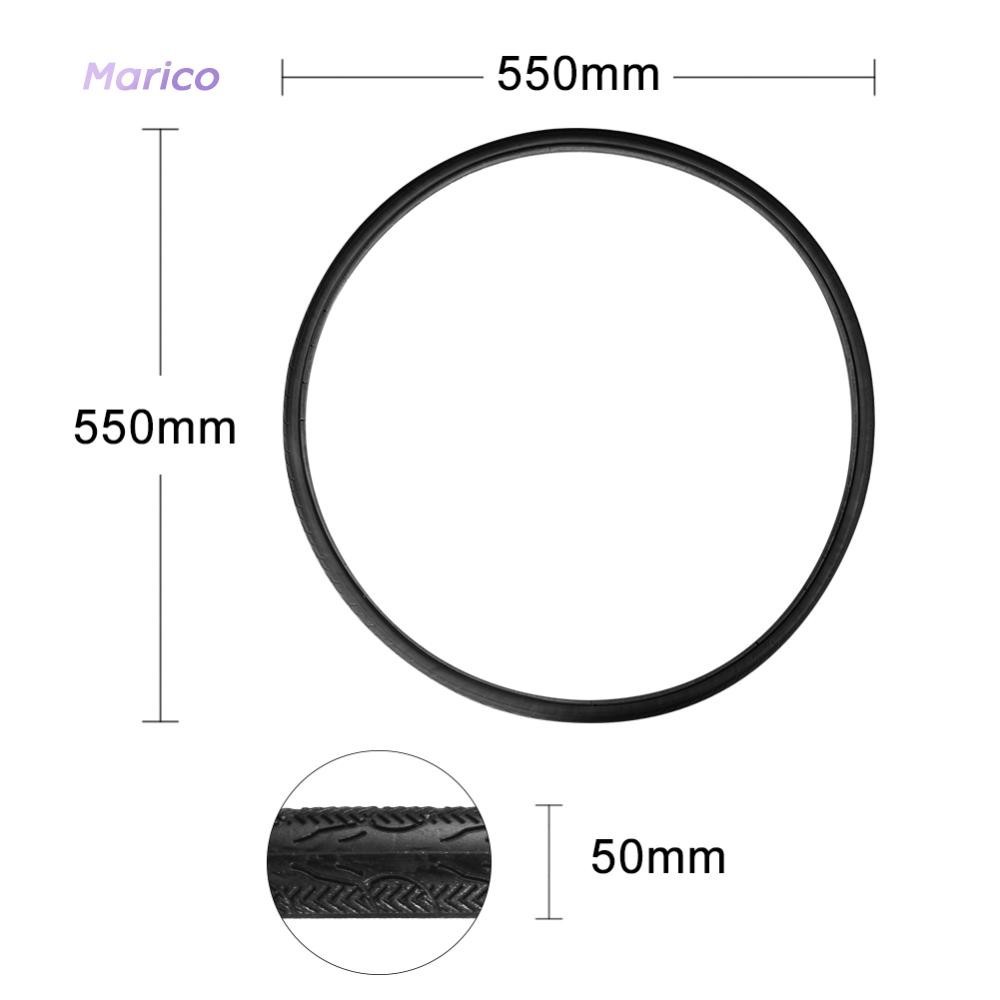 700x23c Fixed Gear Free Inflatable Explosion-proof Bicycle Solid Dead Tyre [Marico.th ]