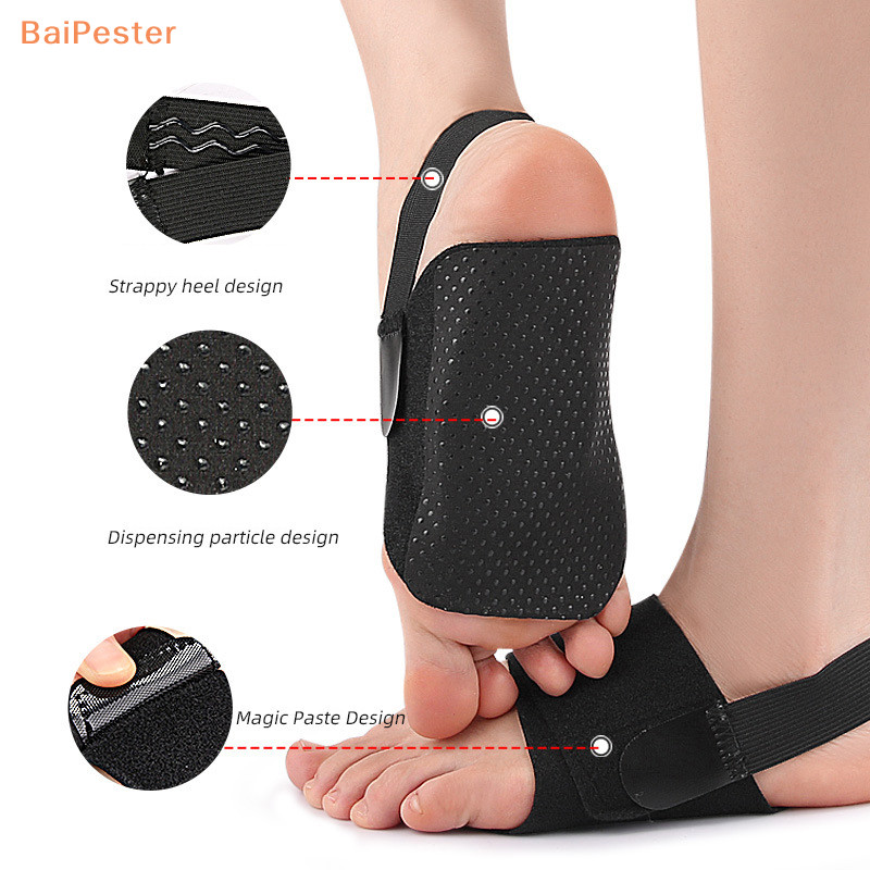 [BaiPester] เท้าแบน Arch Support Orthopedic Insoles Pads สําหรับรองเท้าผู้ชายผู้หญิงเท้า Valgus Varus กีฬา Insoles รองเท้าแทรกเบาะ