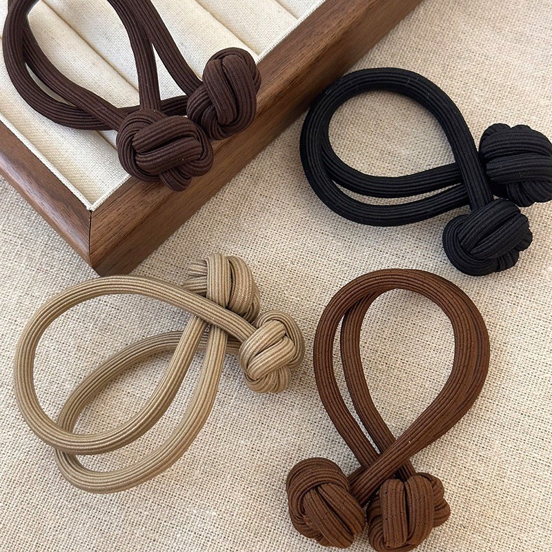 สไตล ์ จีนยืดยางผมวงหัวเชือก Scrunchie ผมผูกอุปกรณ ์ เสริมผม