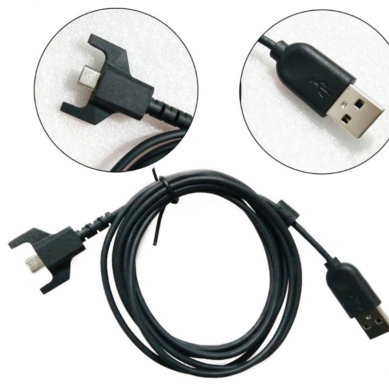 QUU USB เม้าส์สายเมาส์สายชาร์จ USB เปลี่ยนสายไฟอะไหล่ซ่อมสําหรับ G403 G703 G900 G903 สําหรับ GProX S