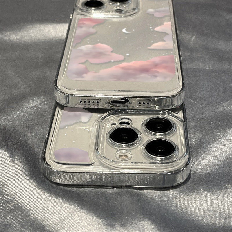 Space Case for Samsung A07 A17 A06 A16 A55 S25 A54 A15 A05 A05S A34 A24 A22 A23 A14 A35 A53 A12 A32 Clear กันกระแทก - รูปที่ 4