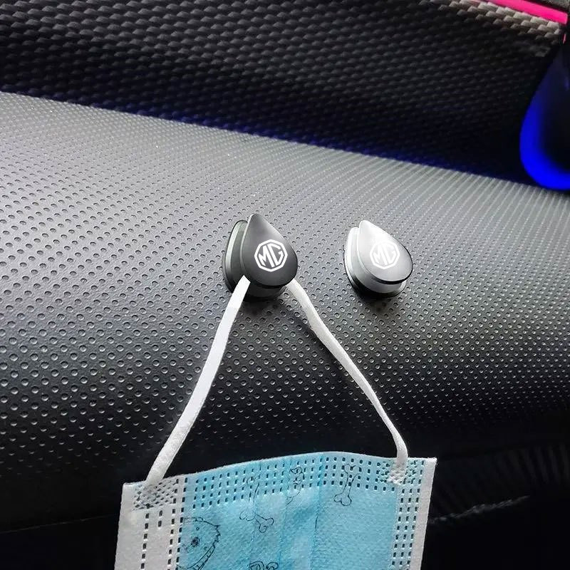 MG รถ Mini Hook Self-กาวรถเบาะหลัง Hook Organizer สําหรับสาย USB เก็บหูฟัง Key Self กาว Wall Hook สําหรับ MG HS ZS EP MG5 MG3 MG4 EV 3 4 5 6 VS HEV Extender Maxus 9 ราคา ถูกที่สุด ดีลบีเคเค แกลเลอรีภาพที่ 6