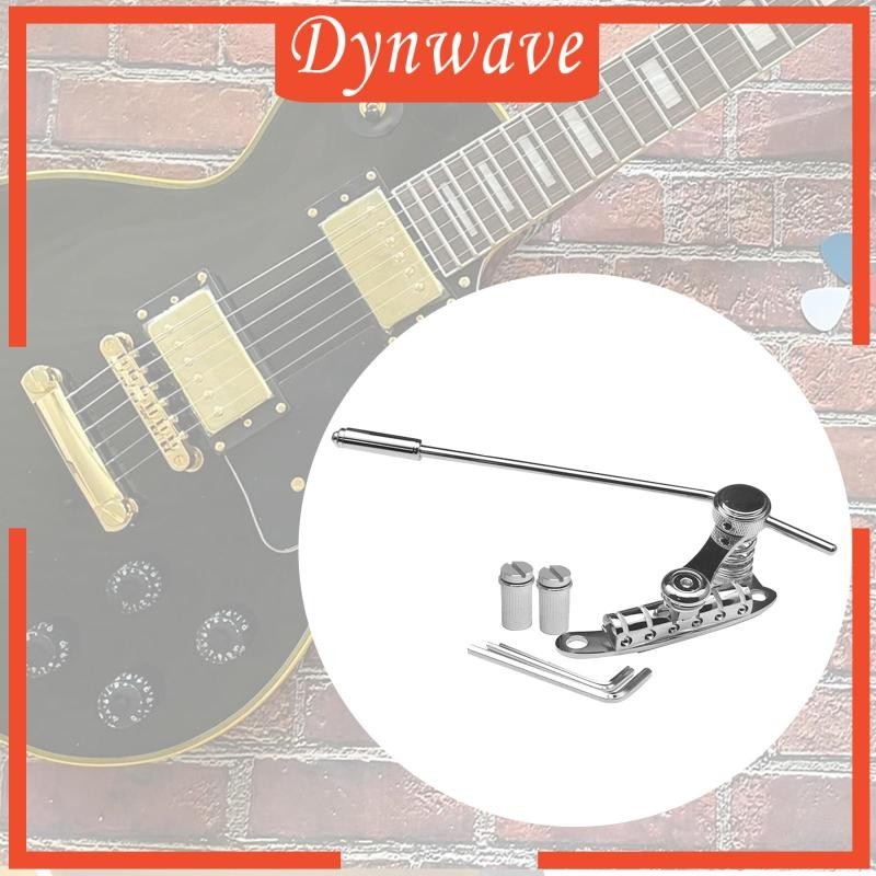 [Dynwave ] กีตาร ์ Tremolo Bridge, Metal Tailpiece, Tremolo Electric Guitar Bridge, สําหรับเปลี ่ ยน - รูปที่ 3