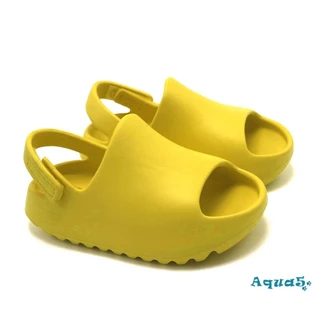 Aqq-new Baby เด็กวัยหัดเดินเด็ก Slip-On รองเท้าแตะแฟชั่นชายหญิงโฟมชายหาดฤดูร้อนสไลด์กระดูก ResinChildren น้ําหนักเบารองเท้าน้ํา