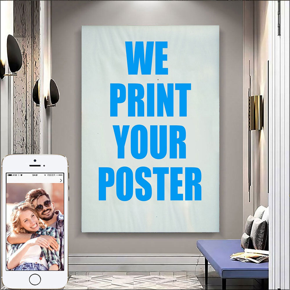 Custom Photo Print Your Photos On Canvas Custom Poster Art Picture, Canvas Painting ,pets, Wedding dz