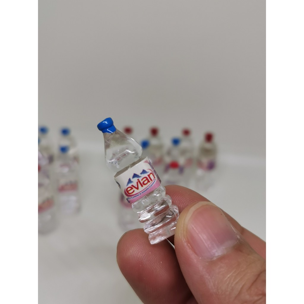 ขวดน้ำเปล่าจิ๋ว ขวดน้ำ ขวดน้ำดื่ม มีให้เลือก 7 แบบ #ของจิ๋ว #Dollhouse