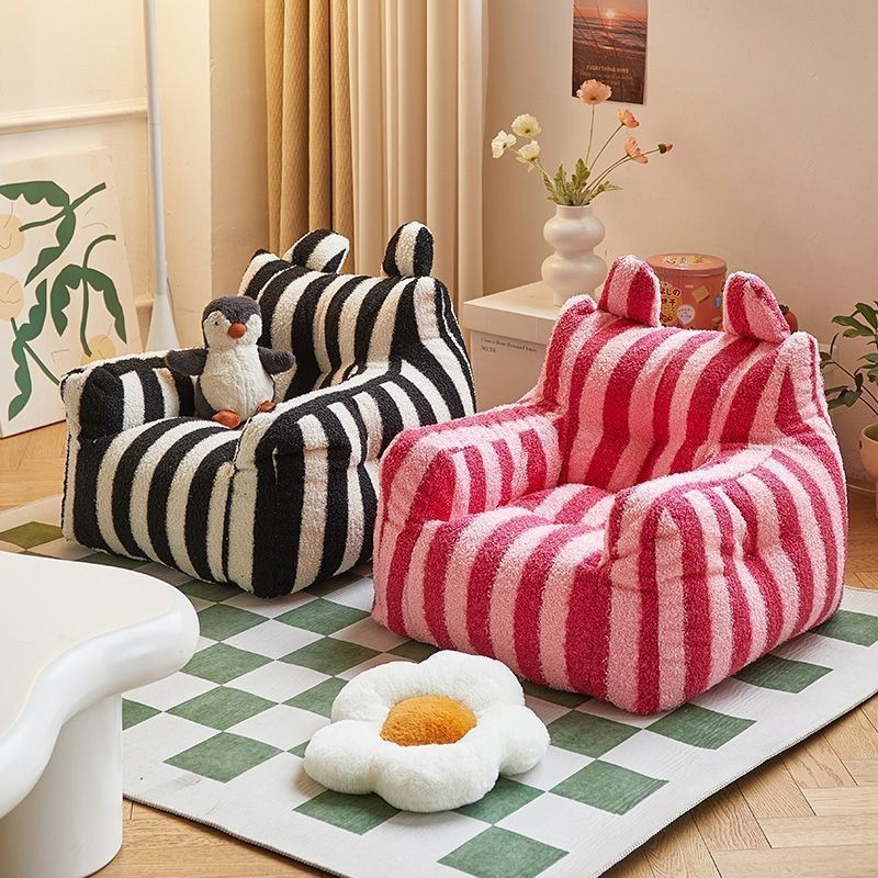 【Super living】โซฟาขี้เกียจ ทาทามิขนาดเล็ก น่ารัก ที่นอนห้องนอนหญิง ที่นั่งเด็กผ้าสักหลาด