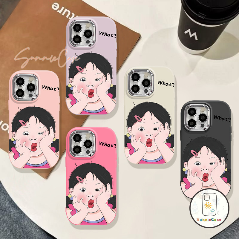 น่ารักน่าประหลาดใจชุดแดงสาวน้อย วาบูอยู่อาศัยเข้ากันได้ IPhone 13 11 15 12 Pro Max 14 7 8 Plus XR 7Plus X XS Max SE