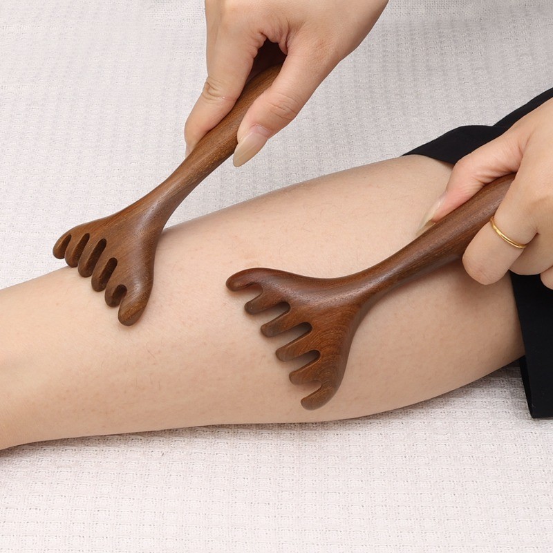 [ แนะนํา] เครื่องนวดหัวฮอร์นกวาง - หวีขูดหกกรงเล็บ - Meridians Gua Sha Stick - มีดโกนใบหน้า - ป้องกันความเมื่อยล้า, ป้องกันไฟฟ้าสถิต - เครื่องมือดูแลความงาม - อุปกรณ์สุขภาพ - รูปที่ 4