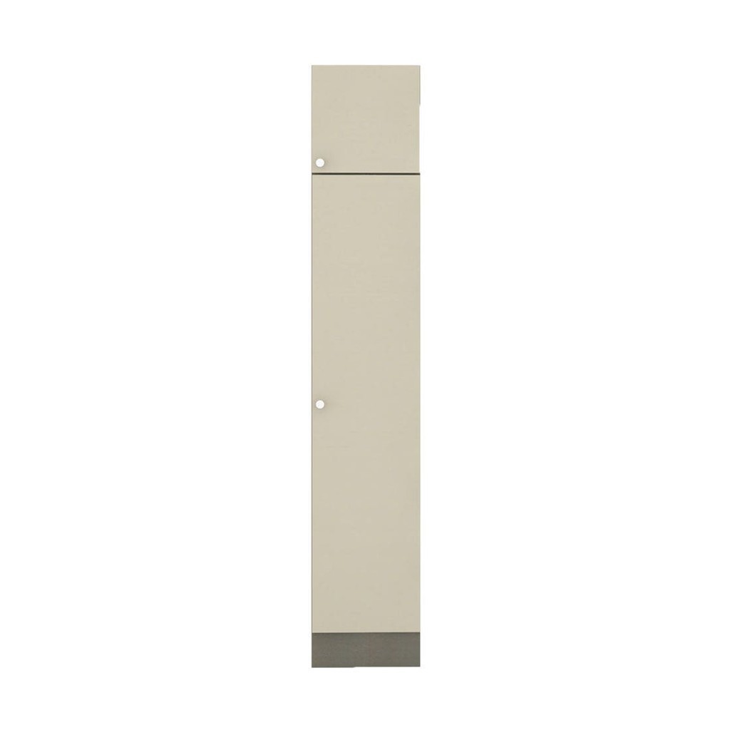 Koncept Furniture ตู้เก็บของ ขนาด 40 ซม. รุ่น Contini Plus สีครีม Mid Gloss (40x45x220 ซม.)  แบรนด์ KONCEPT FURNITURE