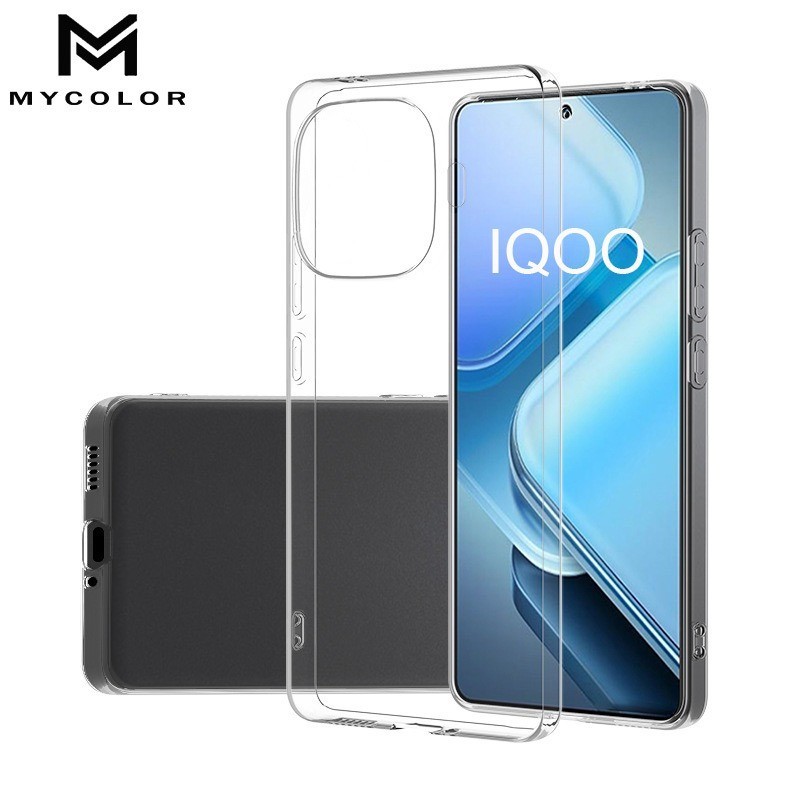 โปร่งใส Soft TPU สําหรับ VIVO iQOO 15 13 12 11 10 9 8 Z10 Z10x Z9 Turbo Z9X Z8 Z7 Z6 Neo10 Neo9 Neo 10 10s 10R 9 8 7 Pro China 4G 5G 2025