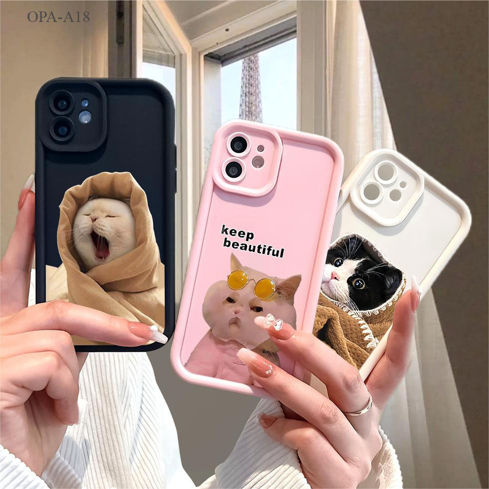 OPPO A18 A17 A38 A31 A15 A16 A3S A58 A54 A94 A57 A7 A5S A12 A9 A16K A78 A74 A76 Reno 10 5 Pro 4G 5G 2020 เคสออปโป้ JTK