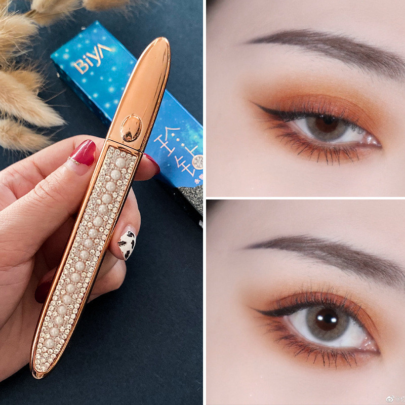 Biya Biya Star Diamond Eternal Influencer Liquid Eyeliner ปากกาติดทนนานกันน้ํา Sweat-Proof Non-Smudg