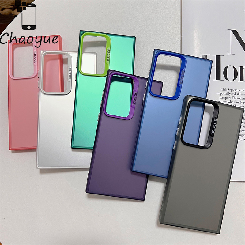 เคสโทรศัพท์ IMD เลเซอร์อิเล็กโทรเพลทสุดสรูสำหรับ Samsung ss Galaxy S24 S23 S22 S21 S20 FE Note 20 Ultra Plus 4G 5G 2024 ฝาแข็งผิวด้านกันกระแทก