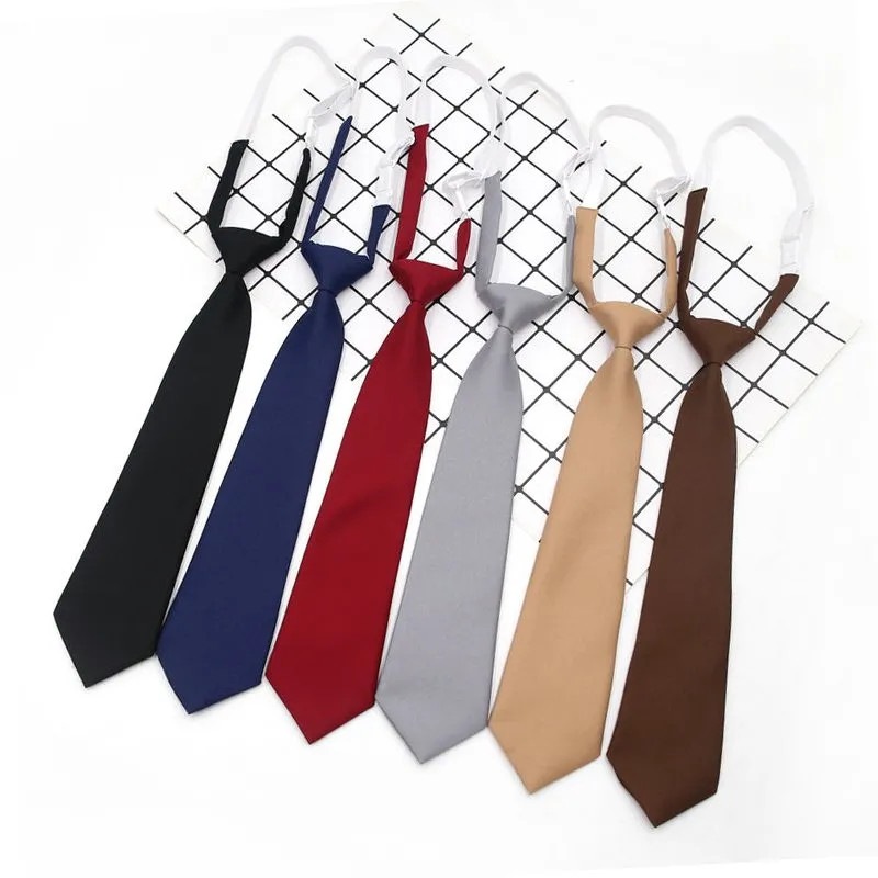 Jk สีดําสีเทา Tie เสื้อตกแต่งสไตล์ญี่ปุ่น Preppy สไตล์ Lazy Bow Tie-ฟรีนักเรียนหญิงชายผูกมือ - รูปที่ 4