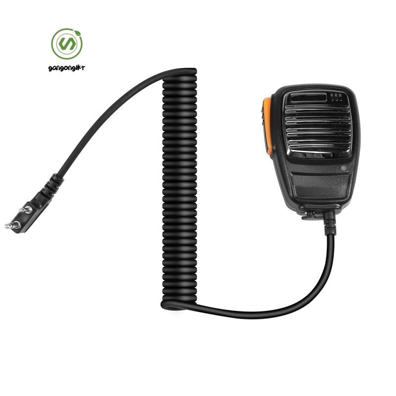 [gangong1kr]2 Pin PTT ลําโพงมือถือไมโครโฟนสําหรับวิทยุหู 2.5 มม.สเตอริโอ 3.5 มม.ไมโครโฟนสเตอริโอ