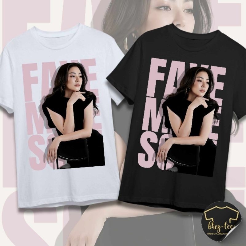 เสื้อยืดแขนสั้นผู้หญิง Faye Malisorn Graphic TShirt 100% Cotton