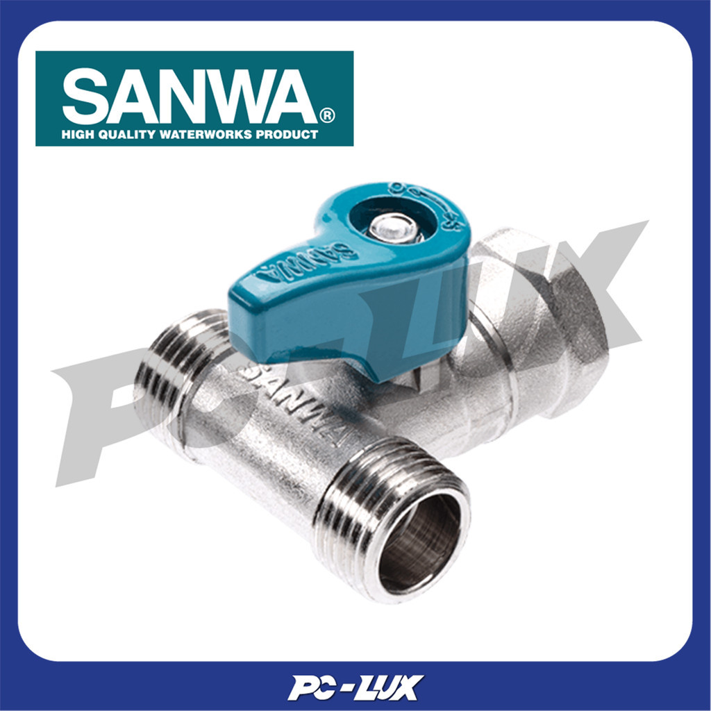 SANWA  มินิบอลวาล์ว  ขนาด 1/2 นิ้ว  รุ่น BV 15 MFM / BV 15 MMM