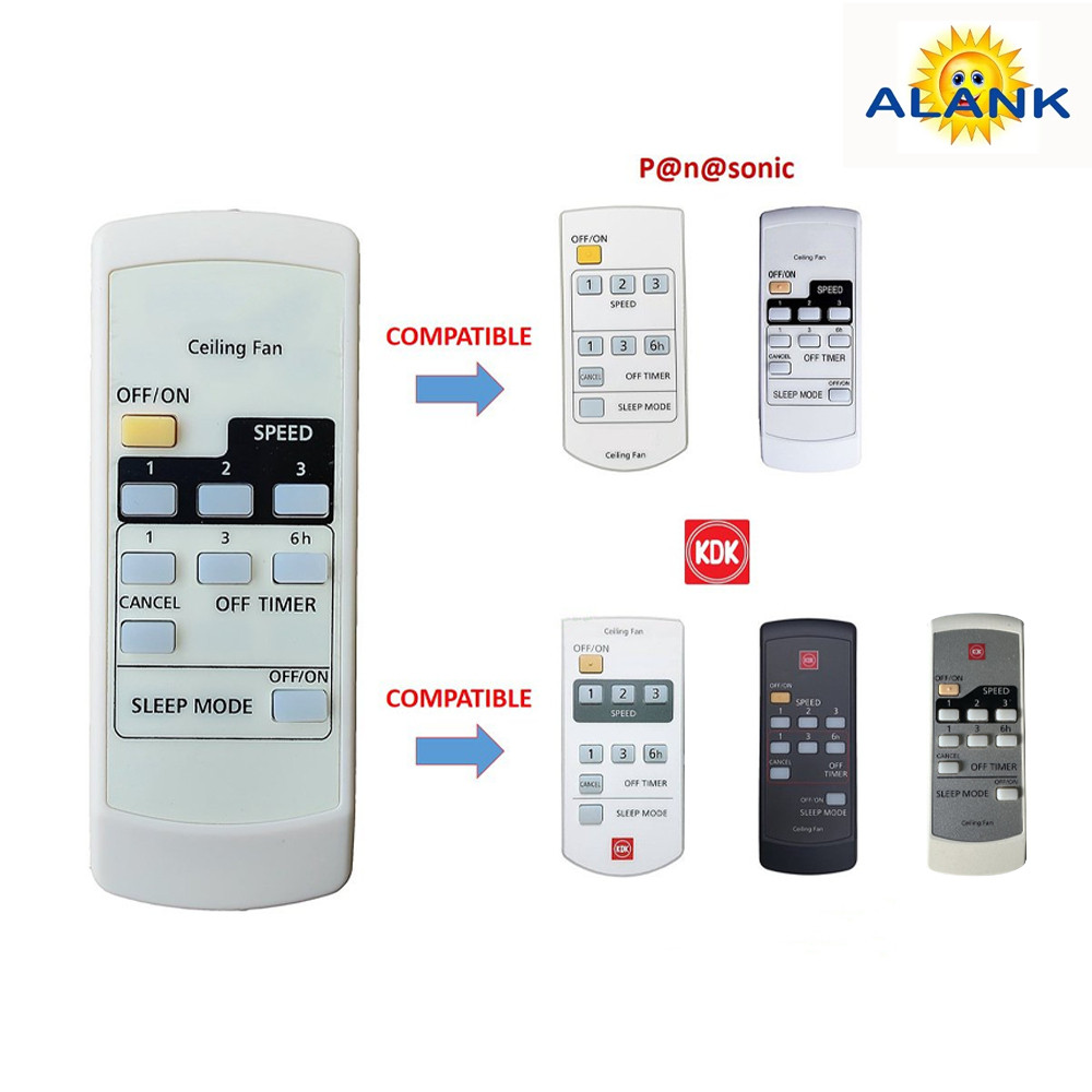 เหมาะสําหรับ Panasonic KDK FAN รีโมทคอนโทรลเพดานพัดลมฟังก์ชั่นรูปลักษณ์การใช้งานเดียวกัน