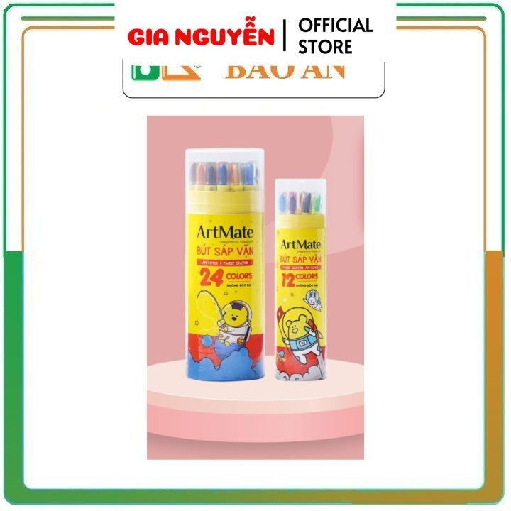 Hai Ha Classmated AM-TC401/403 ปากกาไขสกรู 12-24 ชิ้น เครื่องมือระบายสีภาพวาด - Gia Nguyeen