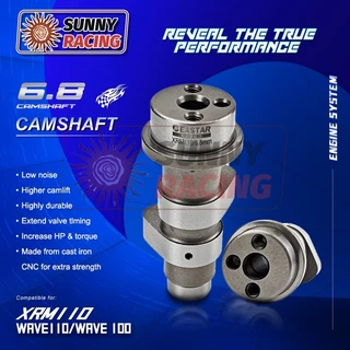 แคมแต่ง เพลาลูกเบี้ยว XRM110/WAVE110/100 6.8 XRM125/WAVE125 6.5 RACING EASTARSPEED