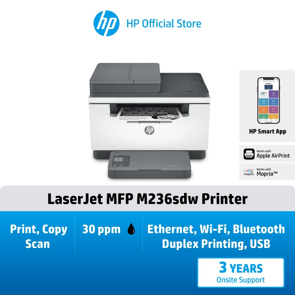 HP LaserJet MFP M236sdw Printer