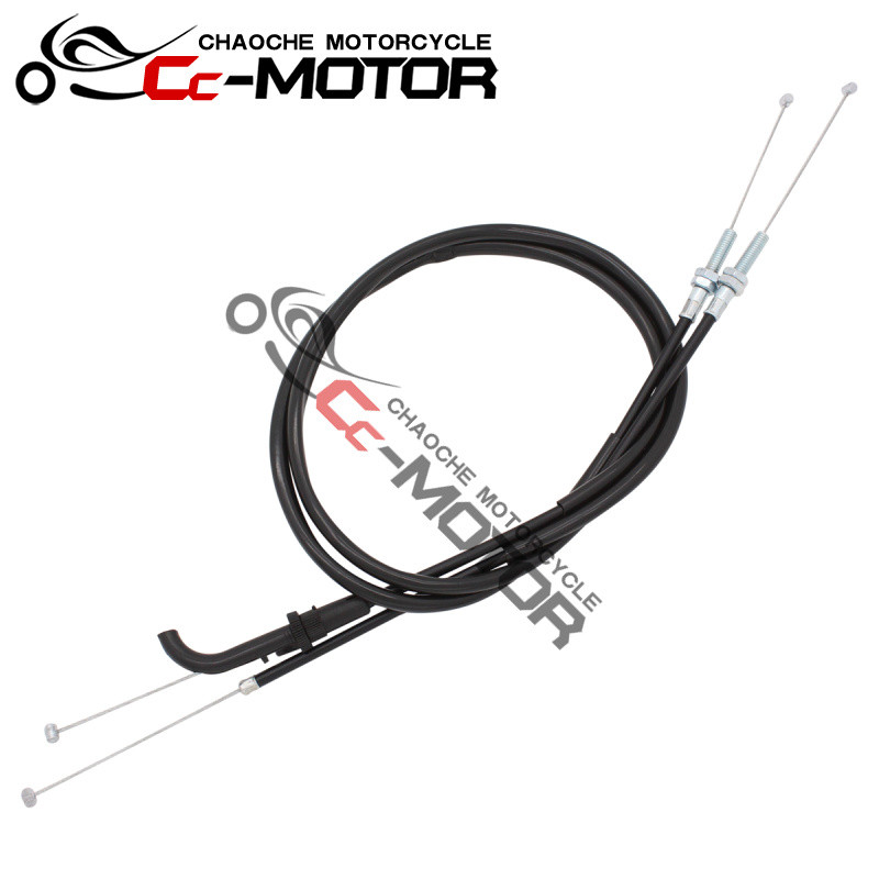 ขายร้อนเหมาะสําหรับ Kawasaki NINJA250R Ninja 250 08-17 คันเร่ง Mimeter สายคลัทช์ดึงสาย