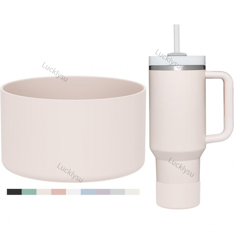 บูตซิลิโคนป้องกันสําหรับ Stanley Quencher H2.0 40 30 20 ออนซ์ & IceFlow Flip 30 20 ออนซ์, BPA ฟรี Anti-Noise Anti-Scratch, Stanley ถ้วยแขนป้องกัน Boot