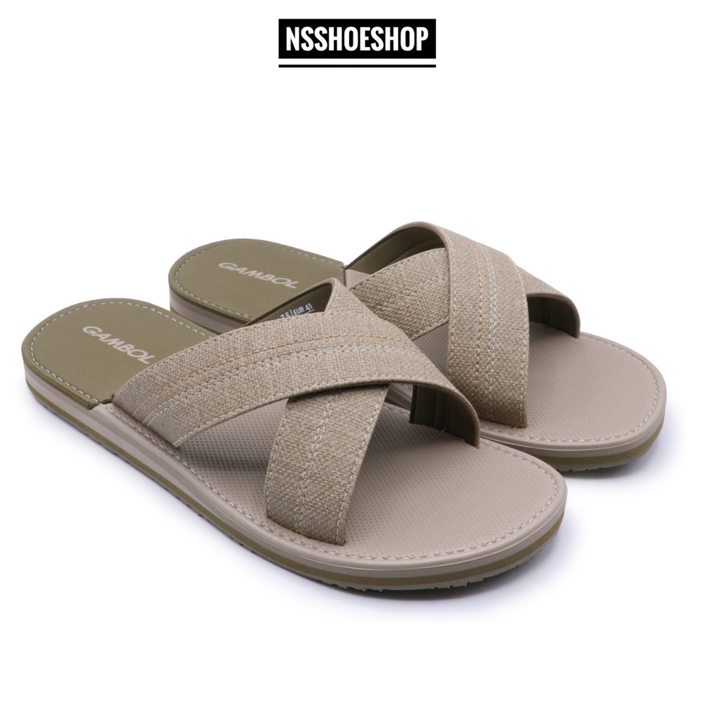 [ส่งทุกวัน] ใหม่!!! GAMBOL NATIVE CROSS รองเท้าแตะสวมชาย แกมโบล รุ่น GM12131 size 40-44