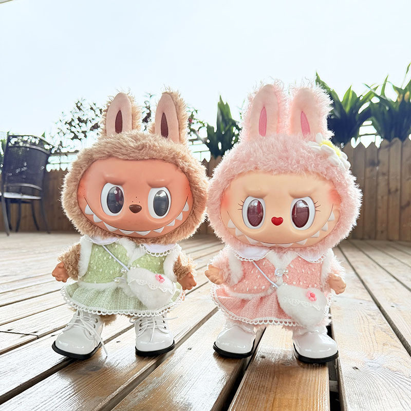 🔥ชุดลาบูบู้ 38cm ชุด mokoko ตัวใหญ่ ชุดตุ๊กตา 40cm ชุด labubu time to chill ชุด labubu 40 cm