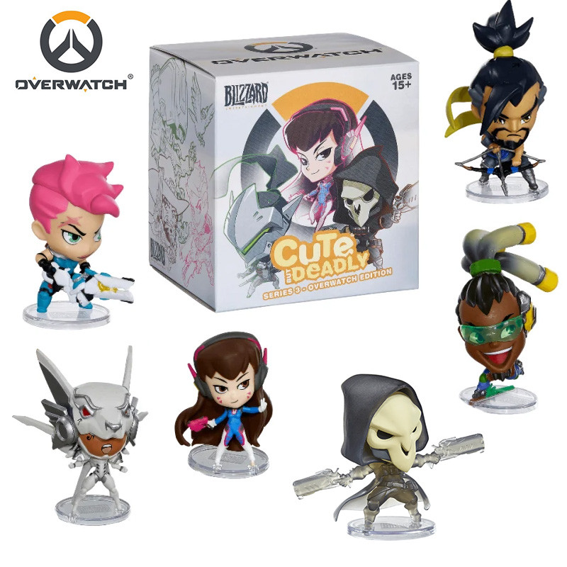 Toy Blizzard Watch Pioneer Overwatch Sticker แต่ตุ๊กตาฟิกเกอร์กล่องปริศนามรณะ