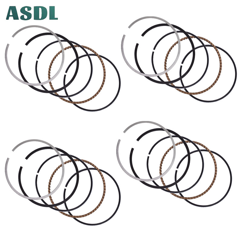 Asdl 1/4 ชุดขนาด STD 66 มม.รถจักรยานยนต์แหวนลูกสูบสําหรับ KAWASAKI ZR750C Zephyr 1991-1993 KZ750H LT