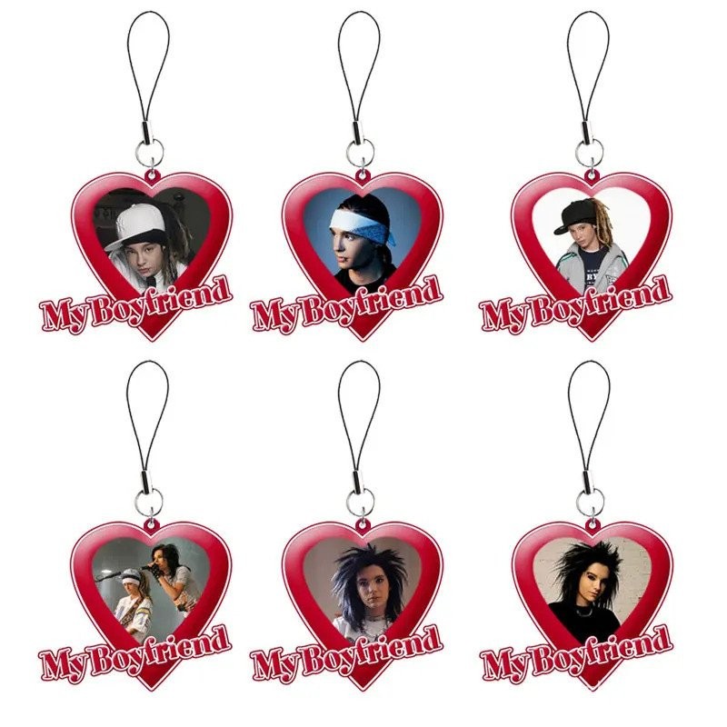 นักร้องฮิปฮอปยอดนิยม นักกีตาร์ ทอม เคาลิตซ์ พวงกุญแจแฟนของฉัน พวงกุญแจบิล เคาลิตซ์ พวงกุญแจสำหรับแฟนเครื่องประดับ ของขวัญ