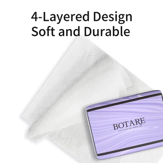 【20ห่อ】 Botare CHEERFUL PURPLE Air-cushion ดีลักซ์ คอมฟอร์ท กระดาษทิชชู่ ห่อยาว หนา 4 ชั้น 400 แผ่น